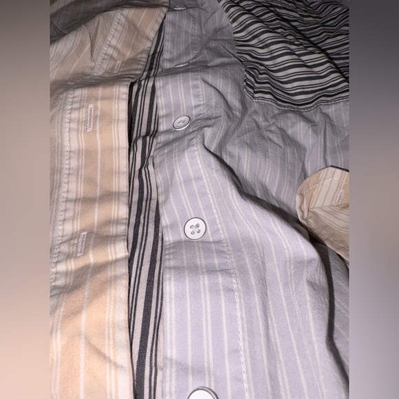 Urban Outfitters BDG Frankie Split Button Down Printed Oversized Shirt - Picture 10 of 12